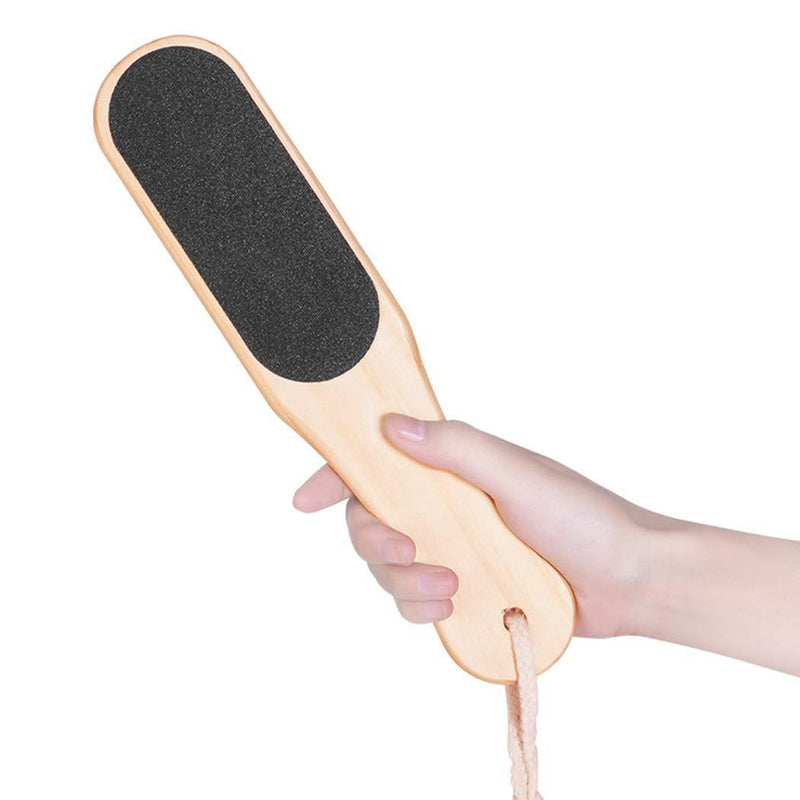 LUVODI Professional Foot File Double Sided Pedicure Foot Rasp Hard Dead Skin Heel Callus Remover Wood Handle Pedicure Scrubber Tool for Men and Women - NewNest Australia