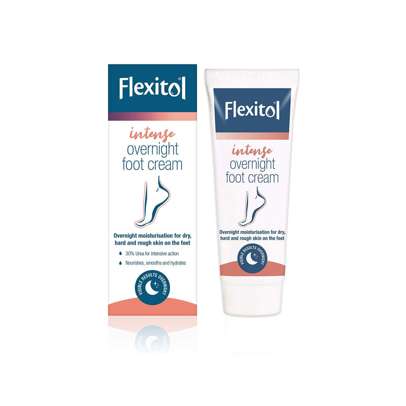 Flexitol Intense Overnight Foot Cream, Moisturising Cream for Dry, Hard and Rough Skin on the Feet 50g - NewNest Australia