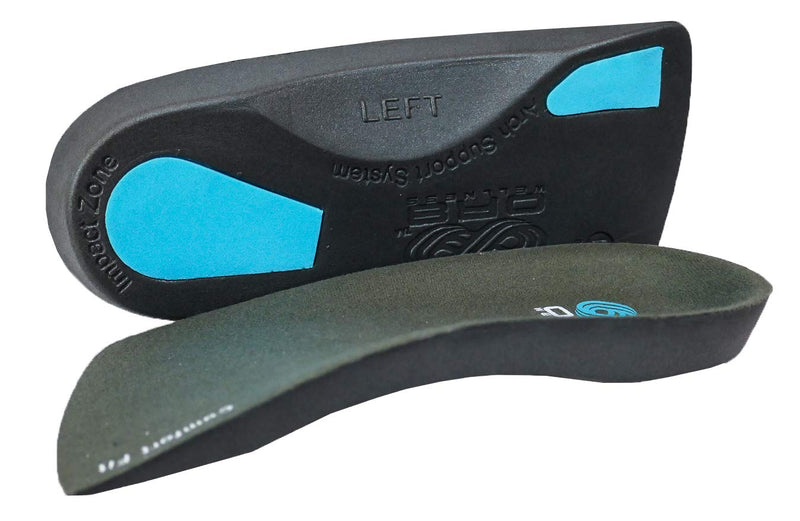 Orthotic ¾ Insoles. High Performance. Comfort Fit. Weak & Fallen Arches. Flat Feet & Plantar Fasciitis. Arch Support. Features EXTRA BALL OF FOOT IMPACT PAD. X-Small 3-4.5 - NewNest Australia