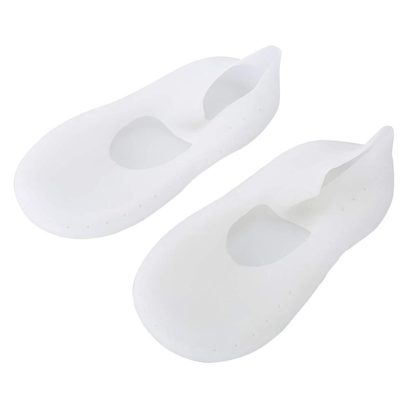 2pcs Moisturizing Silicone Sock, Silicone Moisturizing Socks for Women and Men Foot, Non-slip Silicone Socks, Anti-split Moisturizing Socks, Foot Care Protection Tools(L-White) L White - NewNest Australia