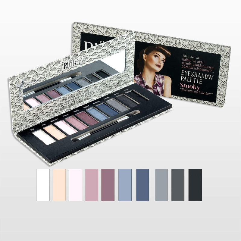 Pink Ellys Eyeshaddow Palette (SMOKEY) - NewNest Australia