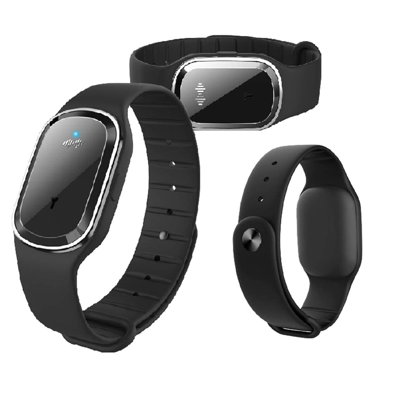 N3 ZELEK Mosquito Repellent Bracelet Mosquito Bands NEWEST CHIP Insect Repellent Bands Ultrasonic Pest Repeller Wrist Band Pest Control Repellent Bracelet Anti Mosquito Wristband Smart Insect Watch Black - NewNest Australia