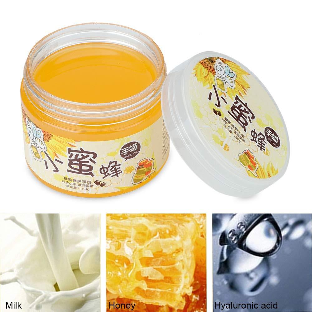 Hand Moisturizing Mask, Milk Honey Hand Wax,Moisturizing Hand Cream,Wax Skinmoisturizer Nourish Hydrating Peel Off For Calluses Skin Care 140G(#3) #3 - NewNest Australia