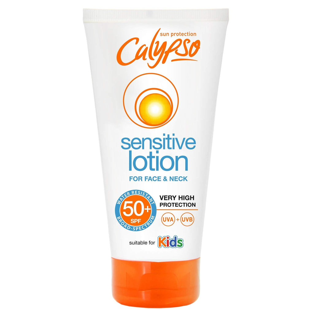 Calypso Sensitive Lotion For Face & Neck | SPF50+ | Suitable for Kids | Very High Protection | 50ml - NewNest Australia