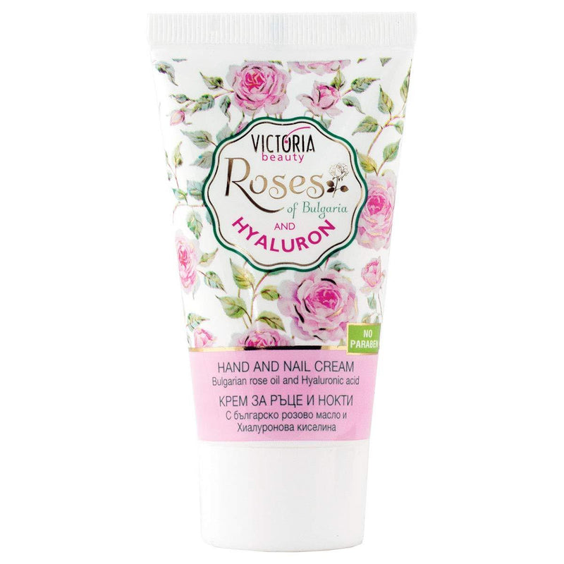 Gentle Hand and Nail Moisturising Cream with Essential Bulgarian Rose Oil and Hyaluronic Acid for Dry, Irritated, or Itchy Skin 50 ml - Smooth and Silky Softness! - NewNest Australia