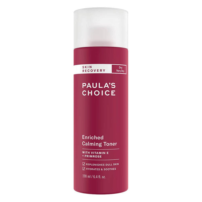 Paula's Choice Skin Recovery Rich Calming Toner - Nourishes Very Dry Skin with Vitamin E & Evening Primrose Oil - Redness Relief for Rosacea Prone Skin - Normal to Dry & Sensitive Skin - 190 ml - NewNest Australia