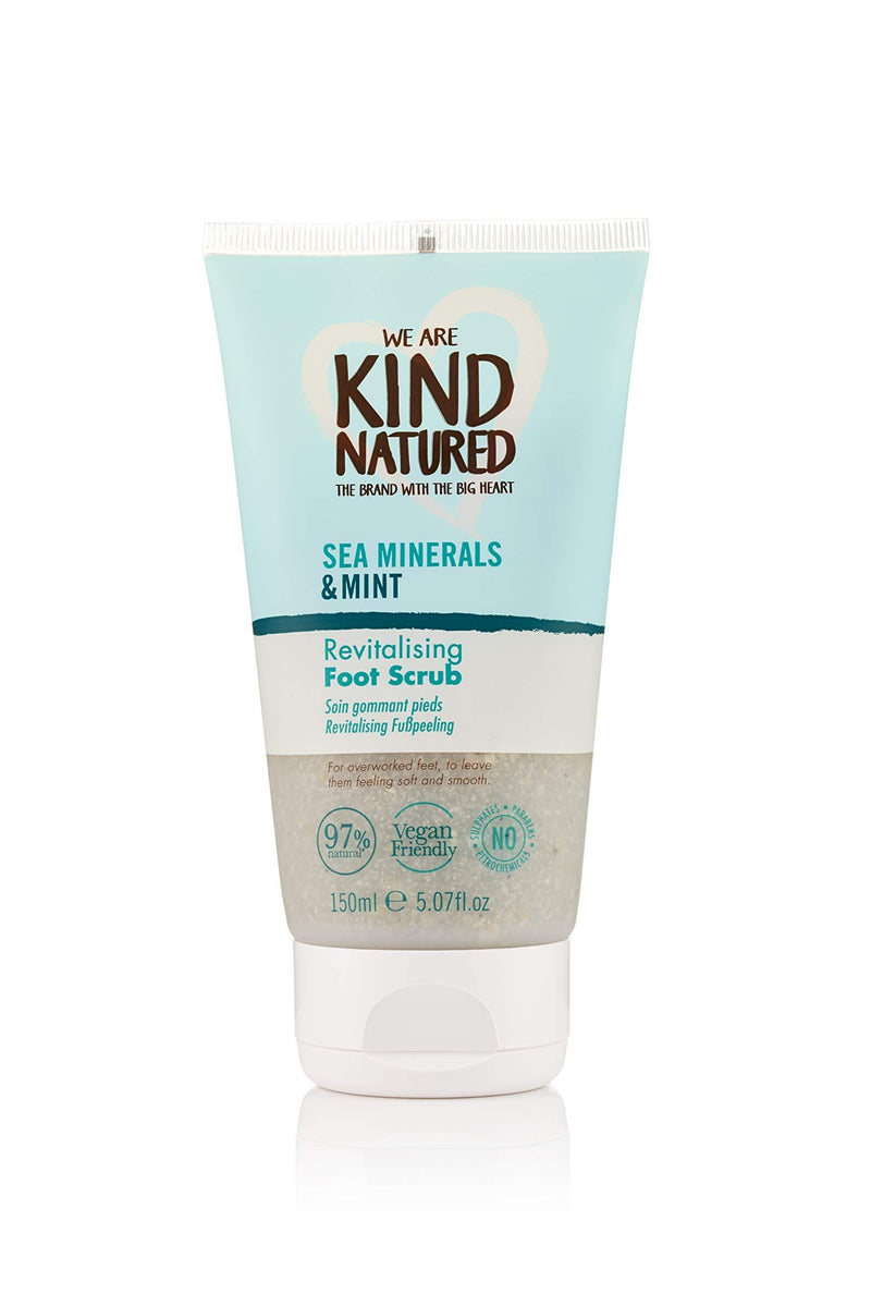 Kind Natured Sea Minerals and Mint Revitalising Foot Scrub 150ml - NewNest Australia