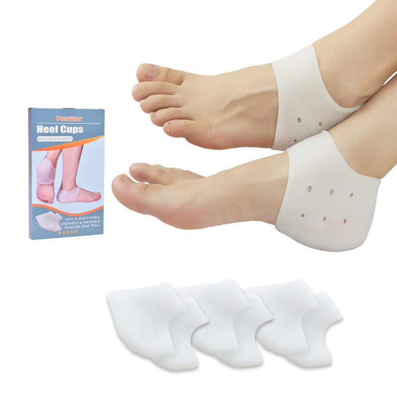 Heel Cup, 6PCS Heel Protectors, Silicone Heel Cushion Foot Sleeve, New Material, Gel Heel Pad,Very Suitable for Plantar Fasciitis Heel Pain Relieve. 3 Pairs - NewNest Australia