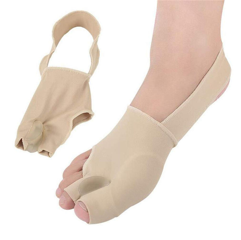 Bunion Straightener Protector Relief Sleeve w/Gel Bunion Stretchy Pads Cushioned Splint, Orthopedic Hallux Valgus Overlapping Corrector Bootie Guard Hammer Toe Pain Aid Surgery Treatment 2 Pc (L) L (Pack of 2) - NewNest Australia