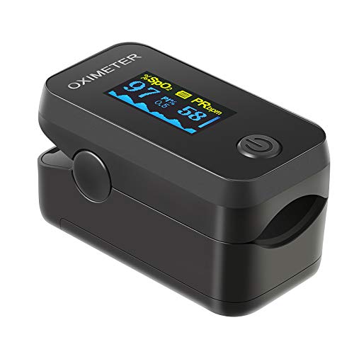 ComDent Pulse Oximeter, 3 in 1 Pulse Oximeter Fingertip with SpO2 Pulse Oximeter, Pulse Rate,Heart Rate Monitor, Fast Reading, Perfect for Sports, Home, Nursing Homes Black - NewNest Australia
