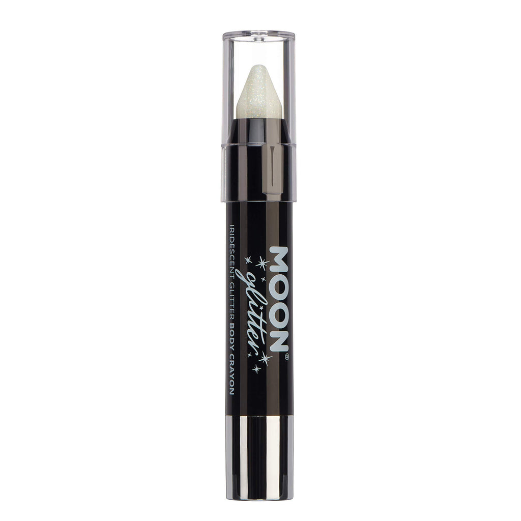 Iridescent Glitter Paint Stick/Body Crayon makeup for the Face & Body by Moon Glitter - 3.5g - White - NewNest Australia