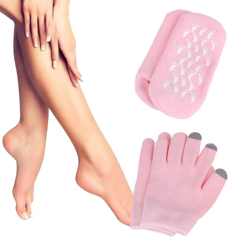 LERTREE 1 Pair Moisturizing Socks Spa Moisture Socks, With Touch Screen Moisturizing Gloves Smooth Hand Foot Skin Care - NewNest Australia