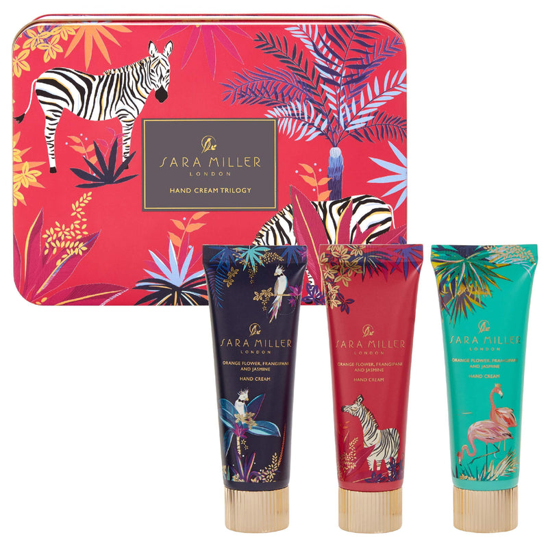 Sara Miller Tahiti Trilogy Hand Cream in Tin Box Gift Set, 260 g Hand Cream Tin - NewNest Australia