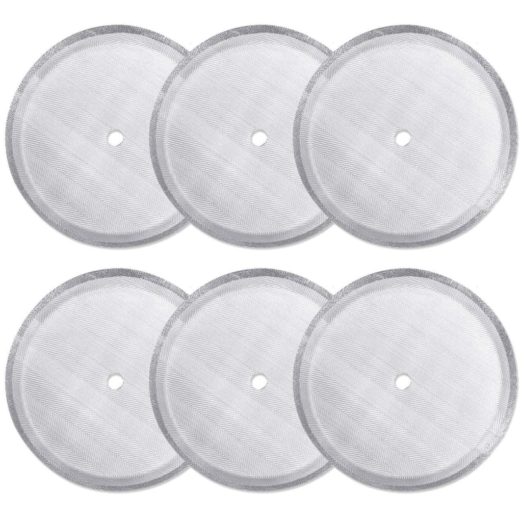 6 Pack French Press Replacement Filter Screen,Reusable Stainless Steel Mesh Filters for Universal 1000 ml / 34 oz / 8 Cup French Press Coffee Makers - NewNest Australia
