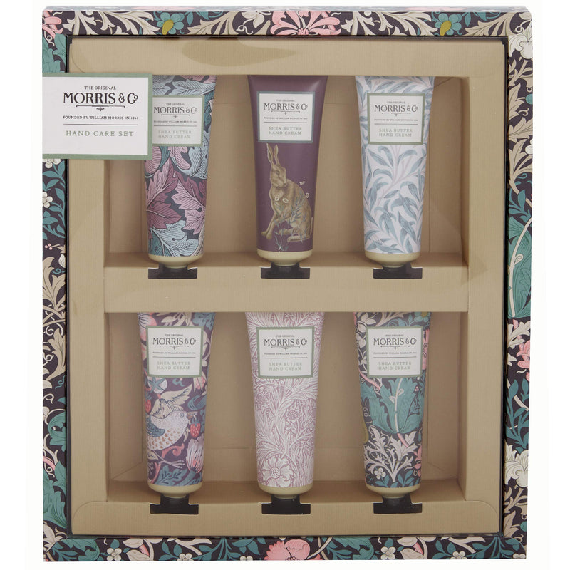 Morris & Co. Honeysuckle & Pink Clay Hand Cream Care Set, 6 x 30 ml Honeysuckle and Pink Clay - NewNest Australia