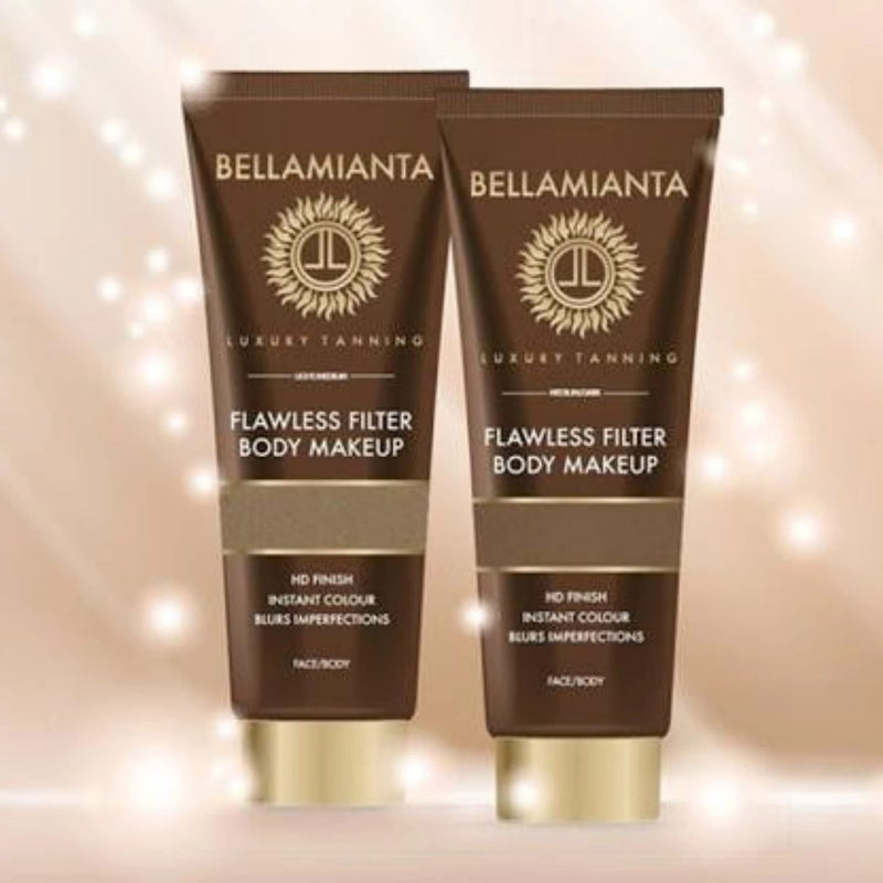 Bellamianta Flawless Filter Body Makeup Light/Medium Instant Fake Self Tan Light Medium - NewNest Australia