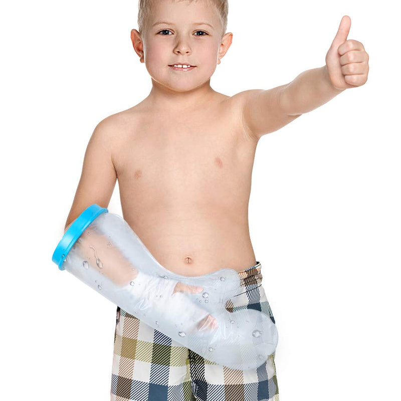 Kids Arm Cast Covers, Child Cast Protector for Shower, Waterproof Cast Cover Watertight Seal Keep Wound and Bandage Dry for Broken Arm, Wrist, Hand, Fingers, Left or Right Arm Arm Child - NewNest Australia