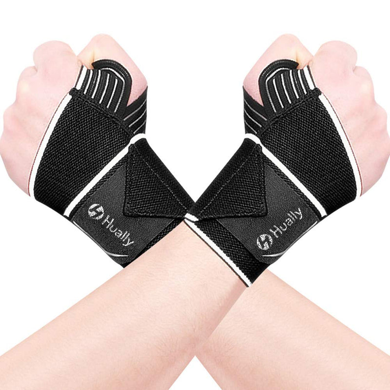 Hually Wrist Support, 2 Pack Wrist Brace for Men and Women Adjustable Breathable and Comfortable One Size Fits all,wrist straps, wrist wraps, Wristbands for Sports gym Weightlifting Bench Press etc - NewNest Australia