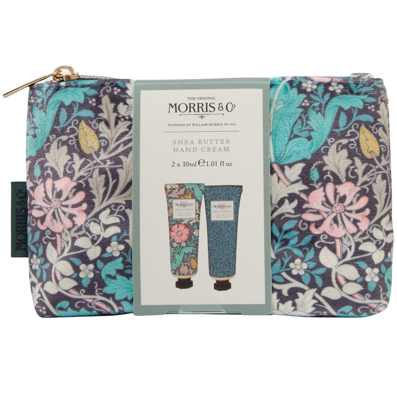 Morris & Co. Pink Clay and Honeysuckle Hand Care Cosmetic Bag with Hand Cream - NewNest Australia