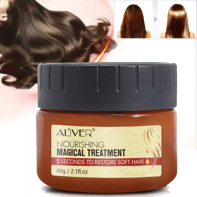 Livoty Hydrating Argan Oil Hair Mask and Deep Conditioner Hair Detoxifying Mask Advanced Molecular Hair Roots Treatment Recover Elasticity Hair for Dry or Damaged Hair 60ML - NewNest Australia