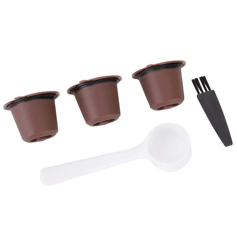 Coffee Filter Cup - 3Pcs Reusable Coffee Capsules Filter Refillable Capsules Cup Fit for Nespresso(Coffee) - NewNest Australia