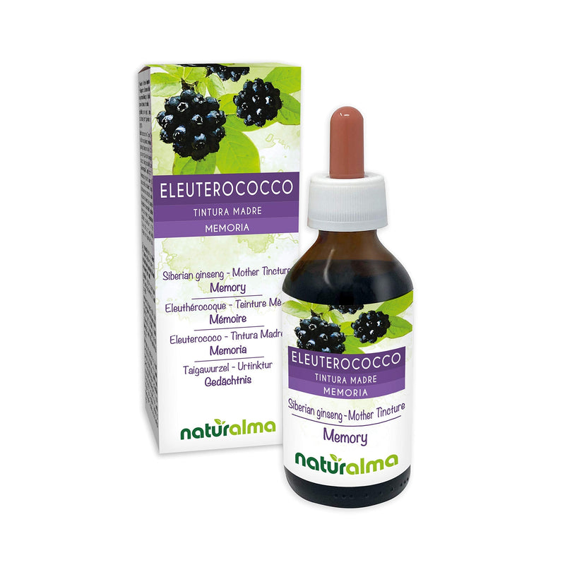 Siberian Ginseng (Eleutherococcus senticosus) Roots Alcohol-Free Mother Tincture Naturalma | Liquid Extract Drops 100 ml | Food Supplement | Vegan 100 ml (Pack of 1) - NewNest Australia