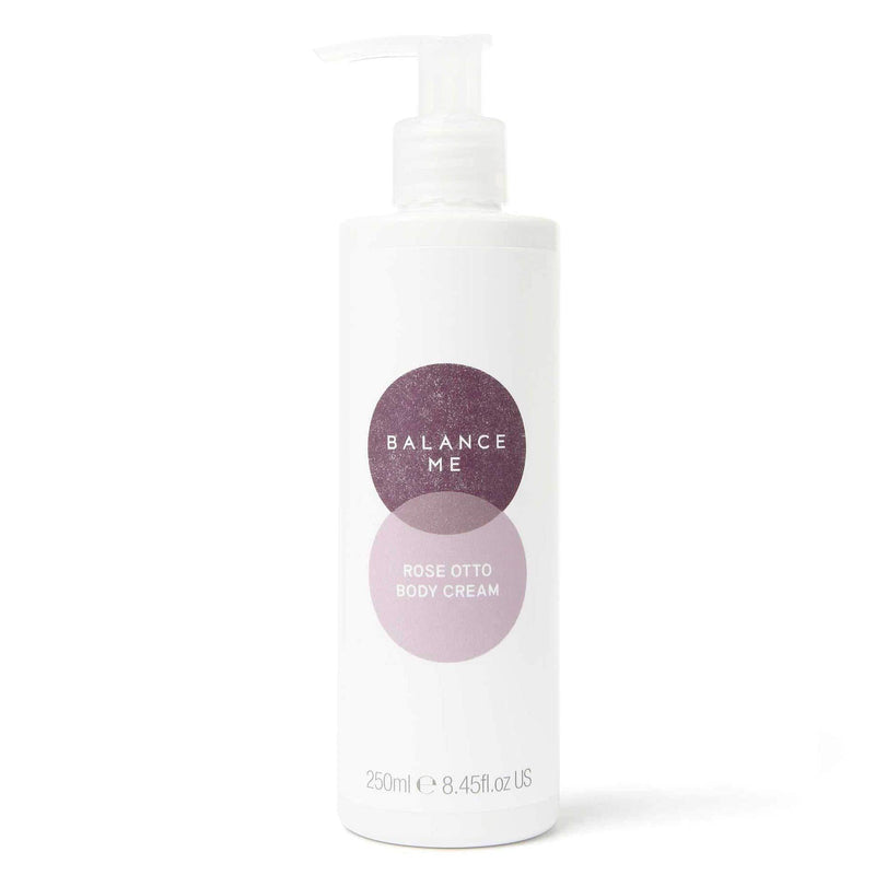 Balance Me Rose Otto Hand & Body Cream | With Vitamin E | Hydrating Hand Cream | Protects & Calms | For Sensitive Skin | Natural Skincare | Vegan Friendly & Cruelty Free | Made in the UK | 250ml - NewNest Australia