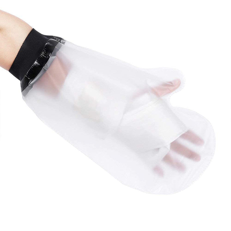 HKF HO KI HO Adult Waterproof Cast Cover Protector Hand for Shower, Plaster Bandage Protector Watertight for Broken Hand, Wrist,Reusable Keeps Hand Dry Fits Unisex Adult.Upper Circ OD/ID(5.5/1.8in) - NewNest Australia