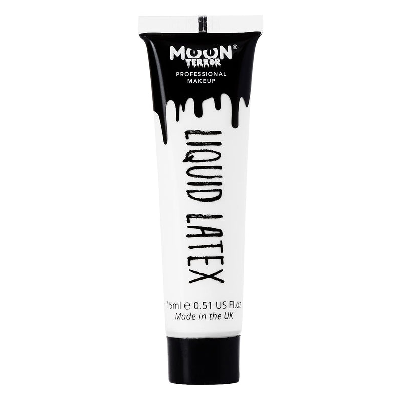 Moon Terror Pro FX Liquid Latex | 15ml | Premium Quality | Made in the UK & Cosmetically Certified | 100% Safe & Easy To Use | Vegan & Cruelty free 15 ml (Pack of 1) - NewNest Australia