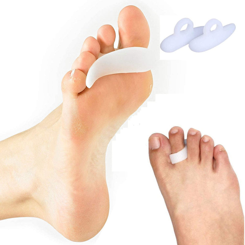 Orthotic Silicone Toe Crest Offering Relief Claw or Hammer Toe - Pedimend™ Mallet Toes Props Straightener Corrector - Bunion Corns Blisters Protector for Men and Women (1 Loop Toe Support, 1 Pair) 1 Loop Toe Support - NewNest Australia