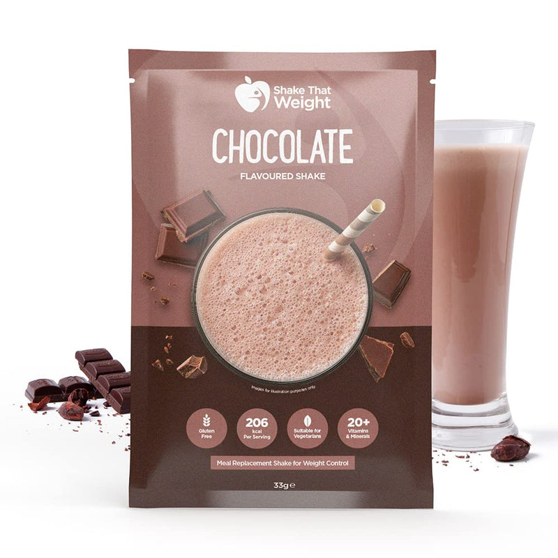 Shake That Weight 10x Diet Shakes - Chocolate - Meal Replacement Plan for Weight Loss - Very Low-Calorie Diet - VLCD - High Protein, High Fibre, Gluten Free, Vegetarian 10 - NewNest Australia