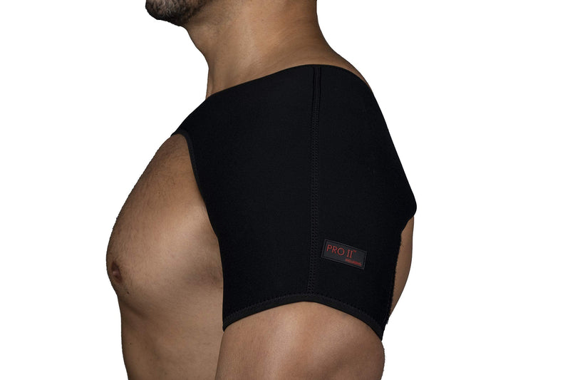 PRO 11 WELLBEING Adjustable Neoprene Shoulder Support for Left and Right Shoulder for Frozen Shoulder, Sprains, Dislocated Shoulder and Other Shoulder Injuries (Medium) Medium - NewNest Australia