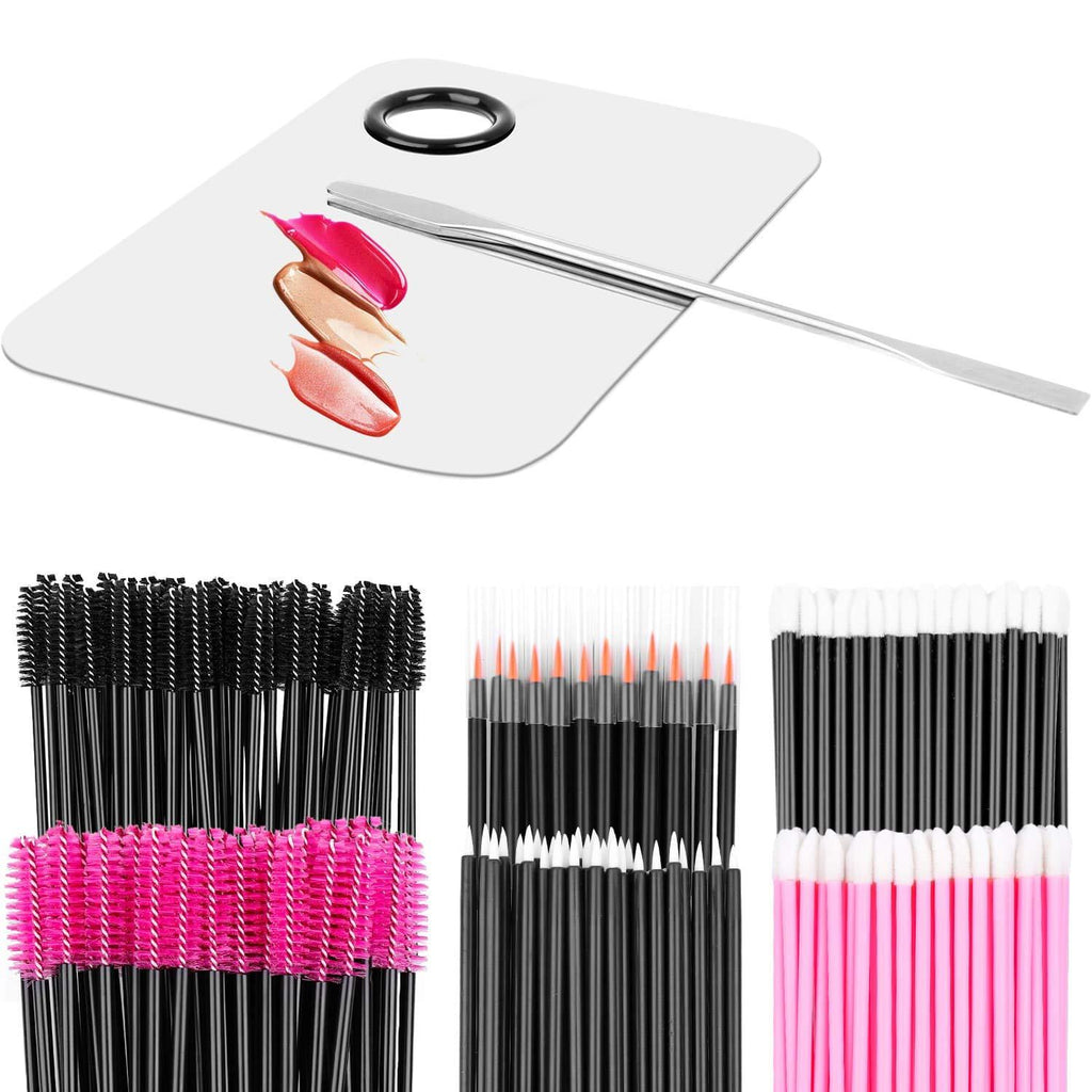 Makeup Mixing Palette with Spatula and 250PCS Disposable Makeup Applicators Tools Kit (Disposable Mascara Wands, Lipstick Applicators, Eyeliner Brushes) - NewNest Australia