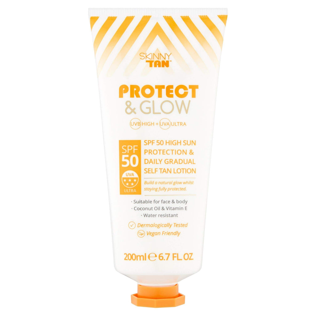 Skinny Tan Protect & Glow Lotion SPF 50, 200 ml - NewNest Australia