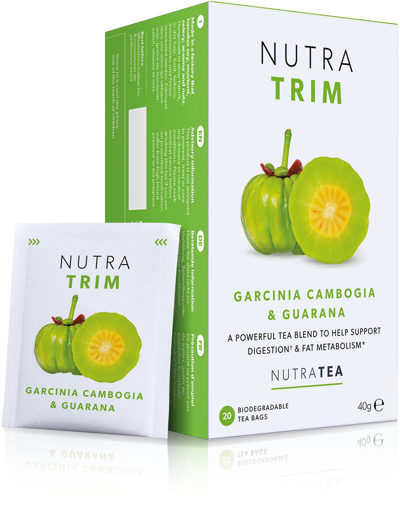 NUTRATRIM - Metabolism Tea | Detox Tea - Aids in Digestion & Controls Sugar Cravings - 20 Enveloped Tea Bags - By Nutra Tea - Herbal Tea 20 Count (Pack of 1) - NewNest Australia