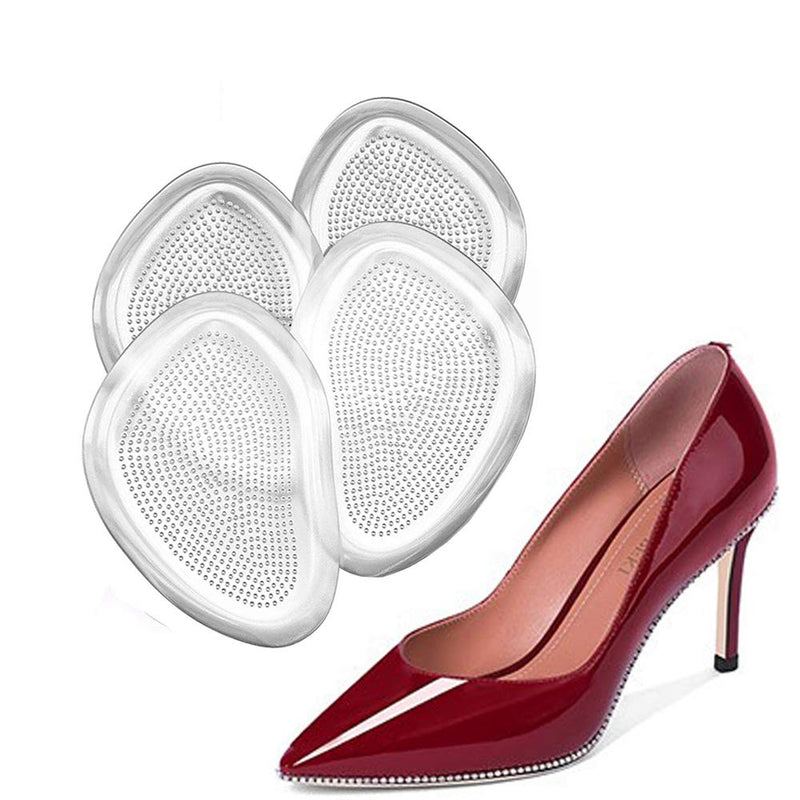 Gel Insoles for Women (4 Pieces), Rapid Pain Relief Ball of Foot Cushions Forefoot Shoe Cushions Party Shoes High Heel Gel Pads, Rapid Pain Relief 2 Pairs - NewNest Australia