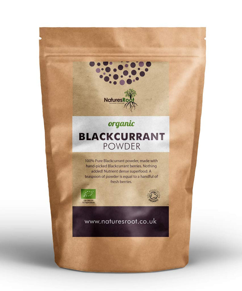 Nature’s Root Organic Blackcurrant Powder 125g - Concentrated Source of Antioxidants | Tasty & Nutritious | Raw Fruit Powder | Vitamin Rich Superfood 125 g (Pack of 1) - NewNest Australia