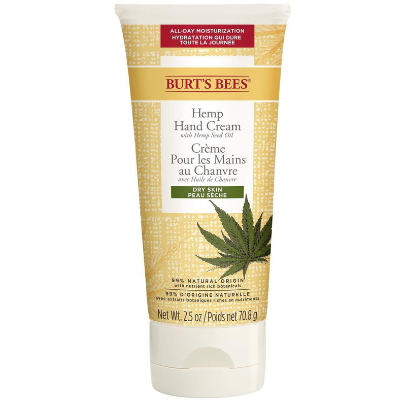 Burt's Bees Hemp Hand Cream with Hemp Seed Oil for Dry Skin, 70 ml - NewNest Australia