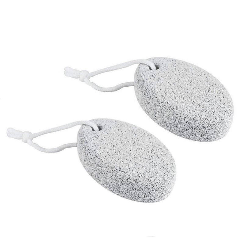 kuou 2 Pcs Pumice Stone, White Calluse Remover Natural Pumice Stone for Feet Hard Skin Callus - NewNest Australia