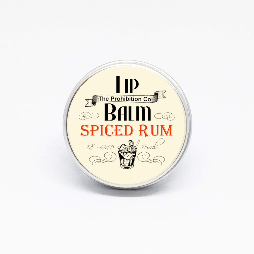 Spiced Rum Lip Balm by The Prohibition Co. 15ml Tin - NewNest Australia