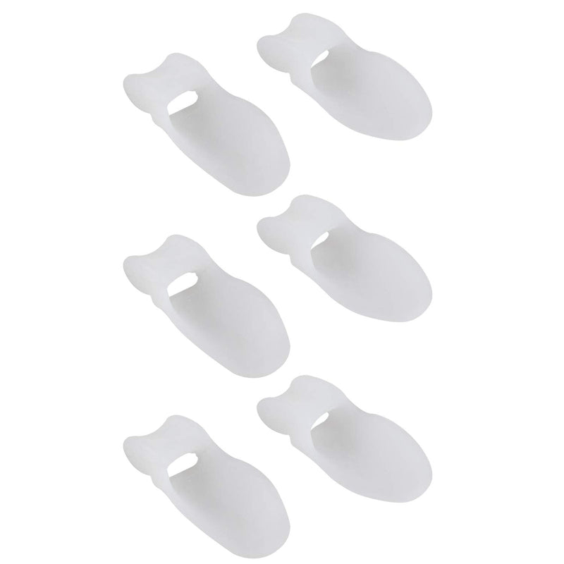 Futheda 3 Pairs Silicone Gel Toe Separator and Straightener Bunion Stretchers Spacer Hammer Toe Corrector Protector Unisex Foot Care for Mallet Toes Claw Toes Curled Toes (Big Toe, White) - NewNest Australia