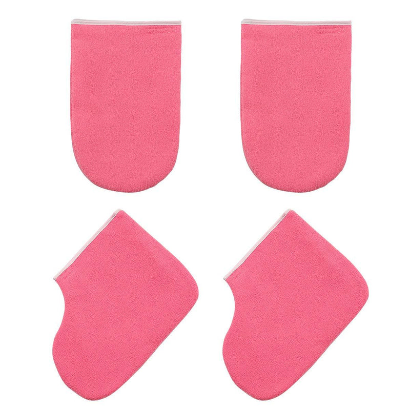 Minkissy Paraffin Wax Work Gloves and Booties Set Beauty Care Supplies for Heat Therapy Spa Therabath - NewNest Australia