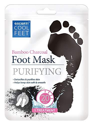 Escenti Bamboo Charcoal Purifying Foot Mask One 20 Minute Treatment - NewNest Australia