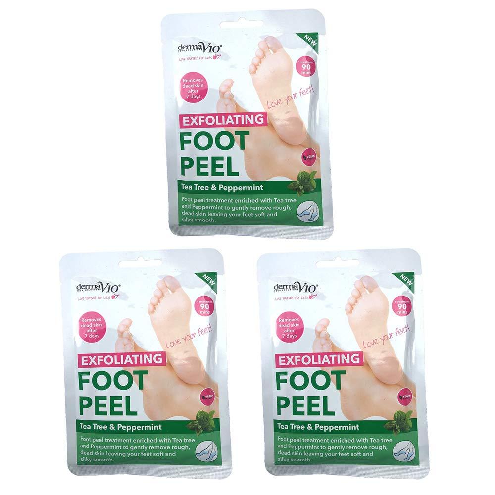 Derma V10 Exfoliating Foot Peel - Pack of 3 - NewNest Australia