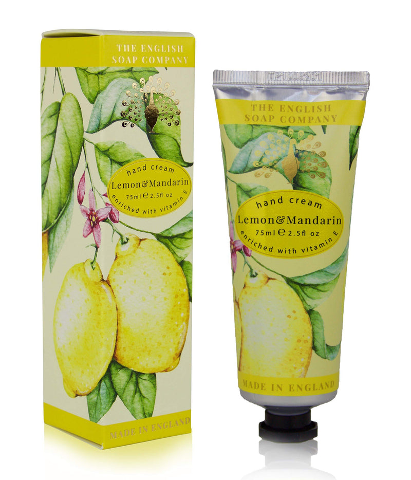 The English Soap Company Lemon and Mandarin Hand Cream 75mls Lemon & Mandarin Single - NewNest Australia