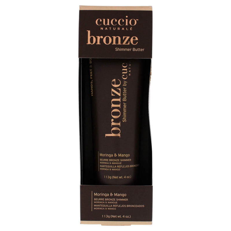 Cuccio - Bronze Shimmer Butter - Moringa and Mango - for Women - Bronzer - 4 oz BronzeDark Shimmer Butter - NewNest Australia