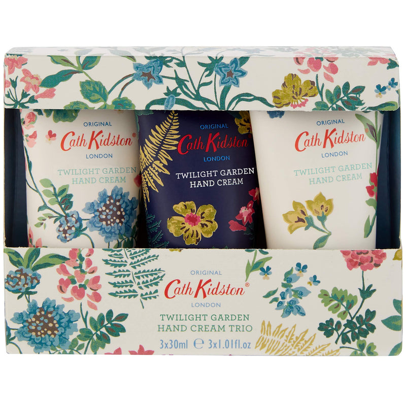 Cath Kidston Beauty Twilight Garden Hand Cream Trio Gift Box Travel Size (3 x 30 ml) color_363 - NewNest Australia