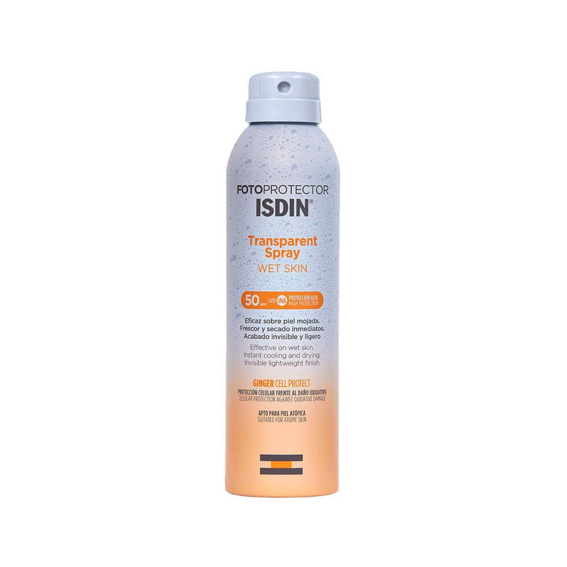 ISDIN Wet Skin Sunscreen Transparent Spray, 0.218 kg - NewNest Australia