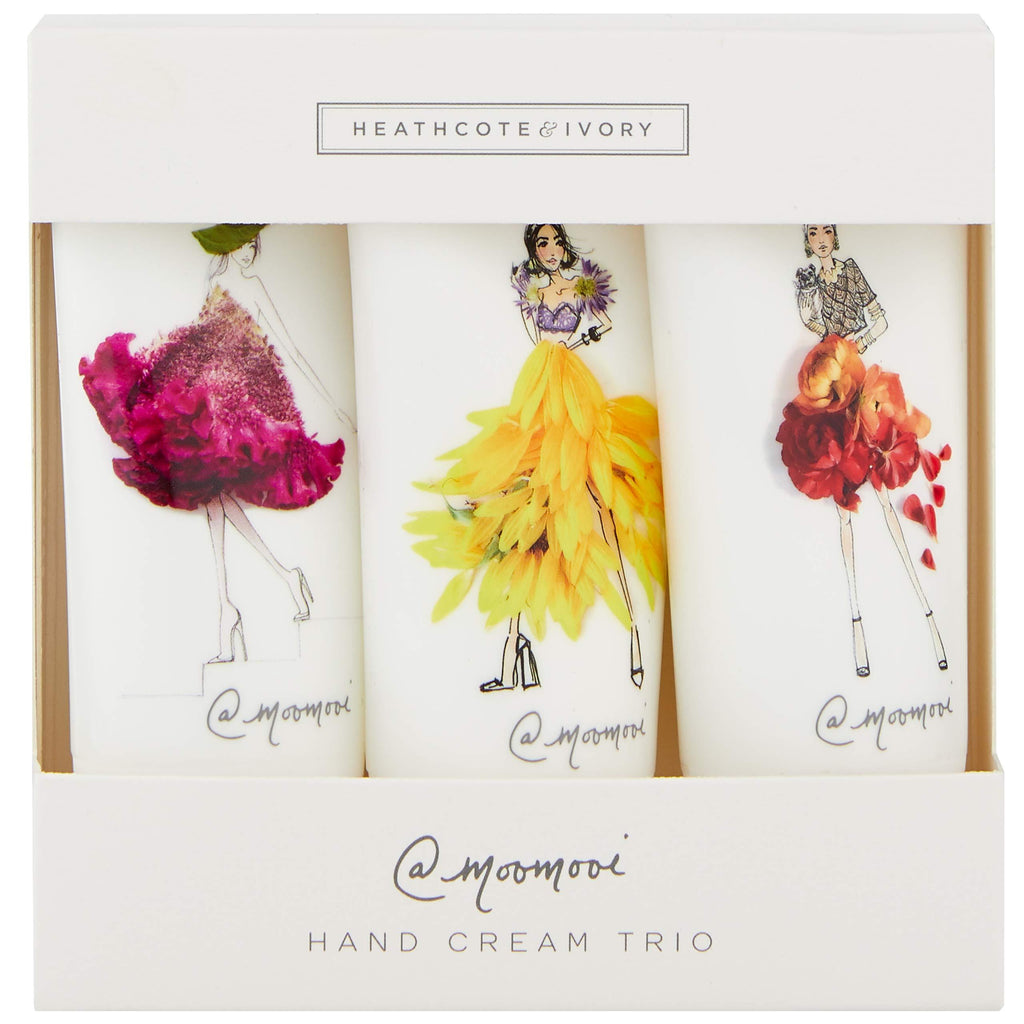 Heathcote & Ivory Meredith Wing Hand Cream Trio Gift Box Travel Size, 3 x 30 ml - NewNest Australia