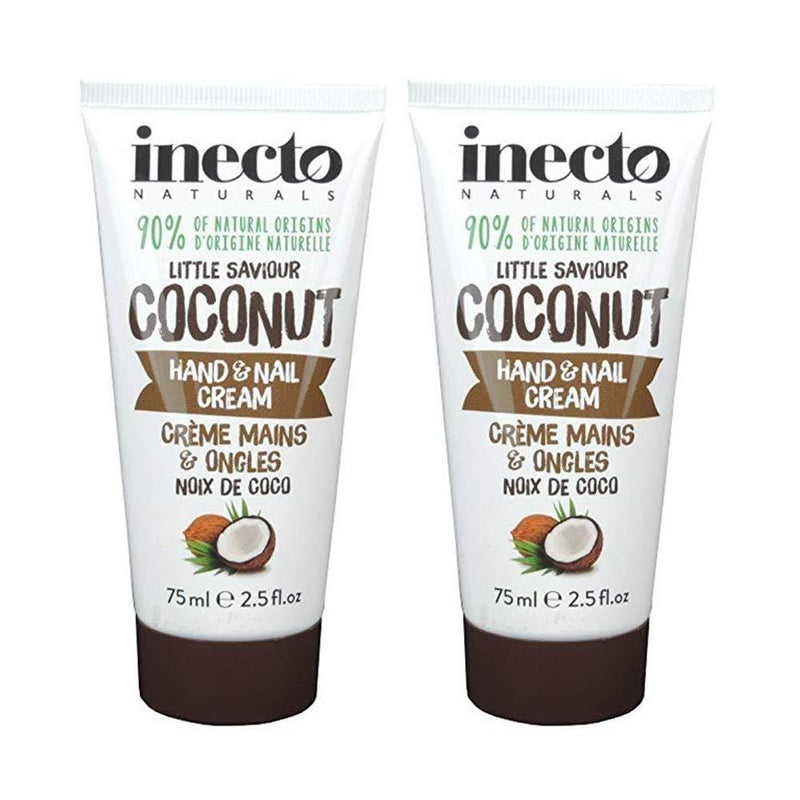 Inecto Naturals Little Saviour Coconut Hand & Nail Cream 75ml - Pack of 2 - NewNest Australia